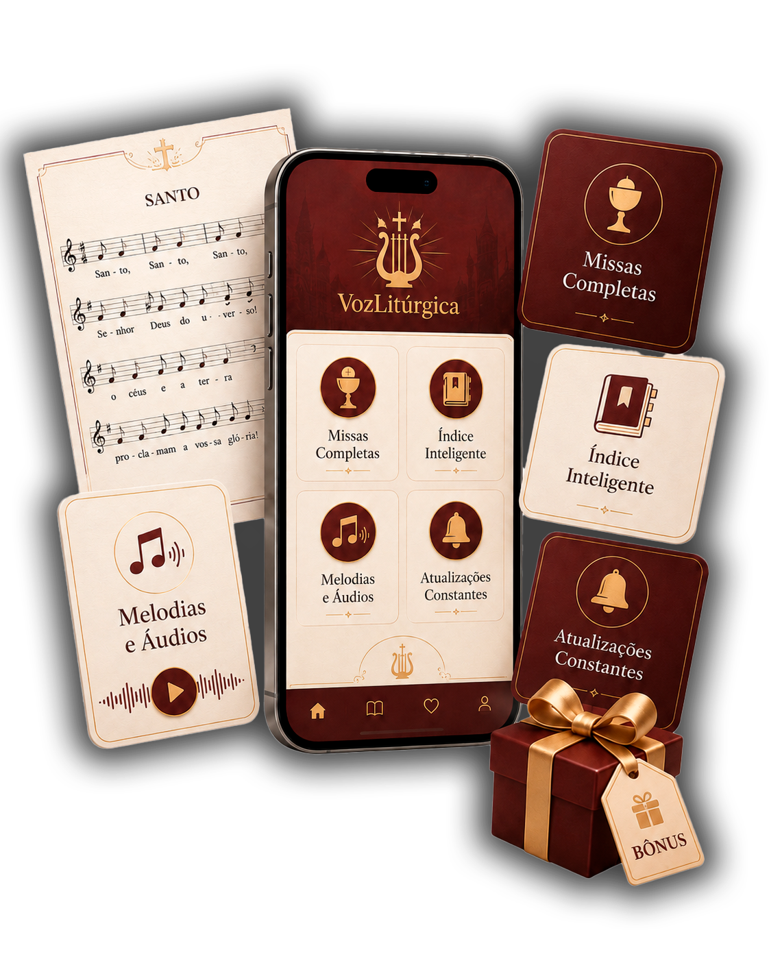 VozLitúrgica Pro — app, cifras e bônus