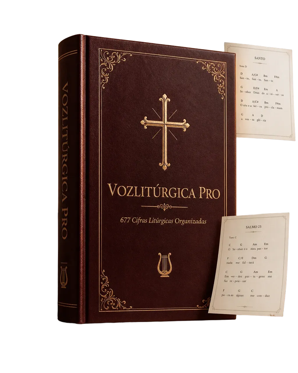 Livro VozLitúrgica Pro - 677 cifras litúrgicas organizadas