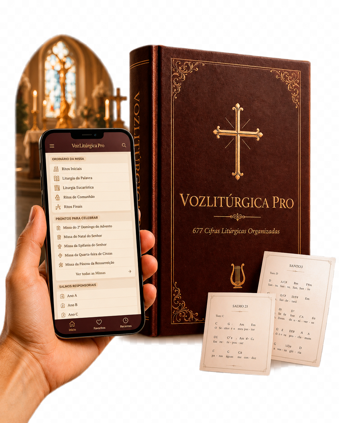 VozLitúrgica Pro — livro e app
